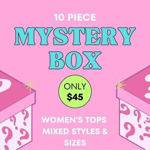 Women’s Mixed Sizes & Styles Tops Reseller Mystery Box 10 Pieces